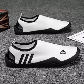 Cloth shoes men s summer breathable thin one-pedal men s sports and leisure men s shoes soft sole versatile Internet celebrity trendy shoes 39