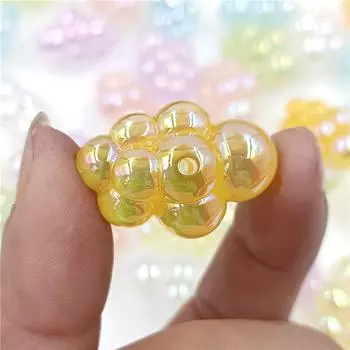 Cloud Duo Beads DIY Handmade Accessories Jewelry Material Bracelet Necklace Fashion 5pcs Hairpin UV Phantom фиолетовый