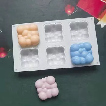 Cloud Shaped Cake Molds Are Used For Baking Diy Crafts Soap Candles Decorative Tools Birthday Gift Making белый