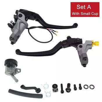 CNC 19 RCS Foldable Motorcycle Brake Master Cylinder Cable clutch Radial Brake Pump 22mm Universal For Honda Yamaha Kawasaki Suzuki