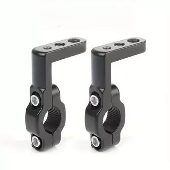 CNC Aluminum Light Mounting Clamp M6 M8 M10 Thread Bracket for 17-22mm Bar Motorcycle