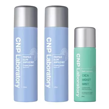 CNP Pro PG Mist с бонусным набором из 2 100 мл Mist Lotion Увлажняющий Mist Spray Lotion Увлажняющий лосьон для сухой кожи Mist Spray Propolis Niacinamide CNP