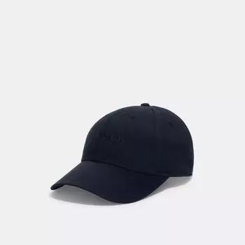 Coach Embroidered Baseball Hat Navy Medium/Large