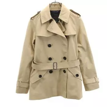 COACH F86050 Solid Short trench coat XS beige Women Used