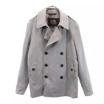 COACH Linen Blend coat L Beige Men s Used