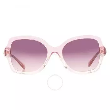 Coach Purple Pink Gradient Butterfly Ladies Sunglasses HC8295 57387W 56