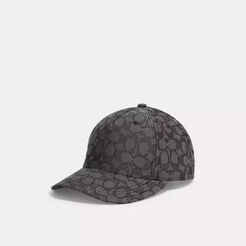 Coach Бейсбольная кепка Signature Jacquard, цвет: уголь XSmall/Small