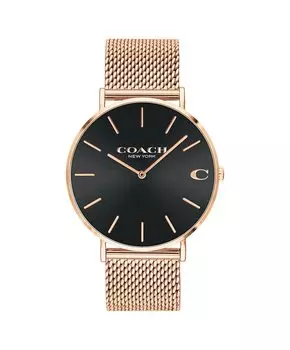 Coach Часы COACH 14602552 CHARLES 41MM Черные [Coach] Мужские [Товар]