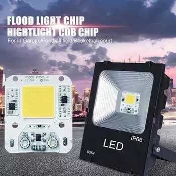 COB LED Chip AC 110V 220V LED Lamp 10W 20W 30W 50W LED Grow Light Box Full Spectrum Plant Light Flood Light Bulb Chip Lamp 20W&220V теплый белый