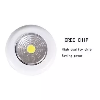 COB LED подсветка под шкафом с наклейкой беспроводной настенный светильник для шкафа, шкафа, шкафа, спальни, кухни, ночник