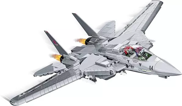 COBI Block Movie Top Gun F-14 Tomcat, американский военный самолет, 148 754 детали, совместимые с Lego [СДЕЛАНО В ЕС] 5811A
