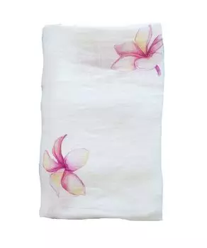 Coco Moon Цветочный узор Plumeria Hawaii Мягкий на ощупь как шелк [Шелковистая пеленка/Plumeria]