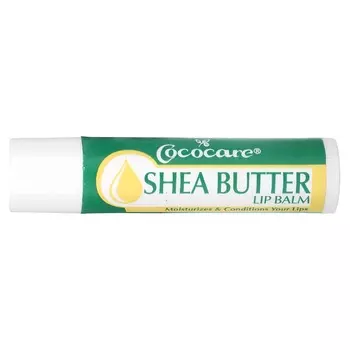 Cococare, Бальзам для губ с маслом ши, .15 унций (4,2 г)