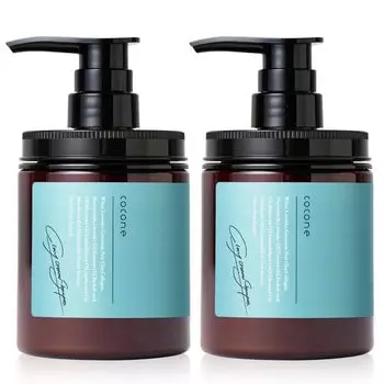 cocone Cocone Clay Cream Shampoo для невероятно блестящих волос Cream Shampoo Clay Activated Charcoal Repair Hagukumi Plus 2 бутылки [Шампунь