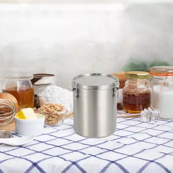 Coffee Bean Container Kitchen Cereal Storage Jar Multipurpose Airtight Tank,Tea Sugar 520ml