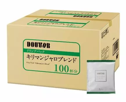Coffee Drip Pack Kilimanjaro Blend 100 Doutor Cups