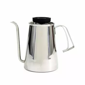 Coffee Kettle Gloss Silver A kettle with a spout thickness and tip shape that are perfect for [Niigata/Tsubamesanjo] [Beasty Coffee] dripping.