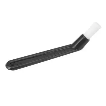 Coffee Machine Cleaning Brush Curved Handle Cleaning Nylon Bristle Machine Brush Black L(for 6.5-9kg)