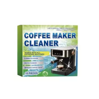 Coffee Machine Descaling Tablets, Coffee Machine Cleaning, Coffee Stain And Dirt Maintenance, Filter Screen Cleaning, Effervescent Tablets. One Size зелёный