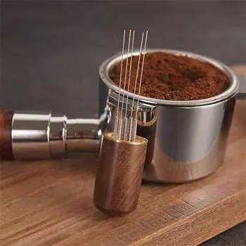 Coffee Tamper Needles 5/6/8 Needles Espresso Powder Stirrer Distributor Leveler WDT Tools Stainless Steel Cafe Stirring Barista