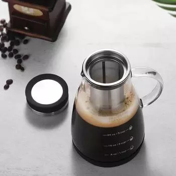 Coffee Utensils Ice Drops Coffee Cold Extraction Pot Hand Cold Bubble Household Sharing Pot Juice Tea Filter Glass Pot