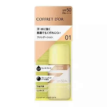coffret dor clear wp liquid uvn 01 spf50pa++++ тональный крем яркий цвет кожи