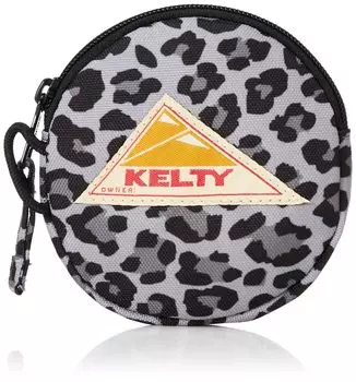 Coin case DP CIRCLE COIN CASE 2 Gray Leopard [Kelty]