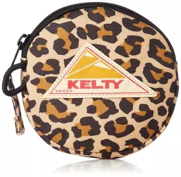 Coin case DP CIRCLE COIN CASE 2 Gold Leopard [Kelty]