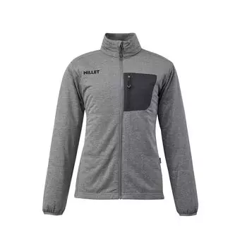 Cold Weather Jacket Alpha Light Sweat II Jacket MIV01912 Charcoal Heather L [Millet] [Women s] (NEW LOGO)