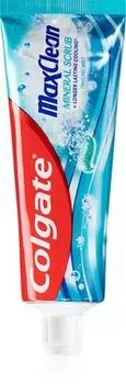 Colgate Max Clean Mineral Scrub gel toothpaste for fresh breath TU прозрачный