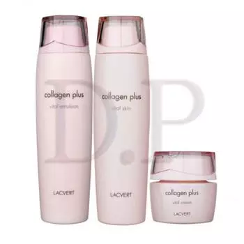 Collagen Plus Vital 3 types (skin + emulsion + cream), 1 set