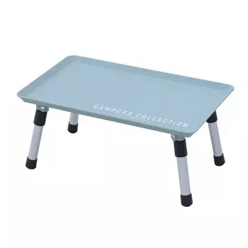 Collection Small Outdoor Leisure Table Resin Foldable Lightweight Compact Camping Picnic Indoor Green Folding Leg Resin Table [Campers Yamazen]