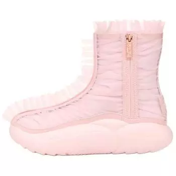 Collina Strada X Ugg Fabric Synthetic Leather Zip Round Toe Короткие сапоги Женские сапоги Розовые 1170290-SLPN 40