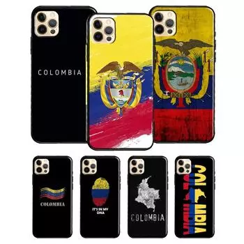 Colombia Flag Phone Case For iPhone 11 13 Pro Max 12 Mini X XR XS Max 6S 7 8 Plus SE 2020 TPU Cover iphone 5 5S SE