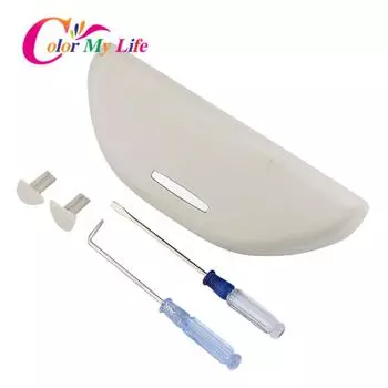 Color My Life 1 комплект автомобильный держатель для солнцезащитных очков коробка для очков сумка для хранения подходит для Volkswagen VW Jetta MK6 2011-2018 бежевый