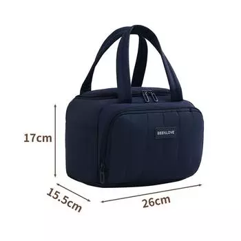 Color Solid Design Lunch Bag With Thermal Function For Office School Outdoor And