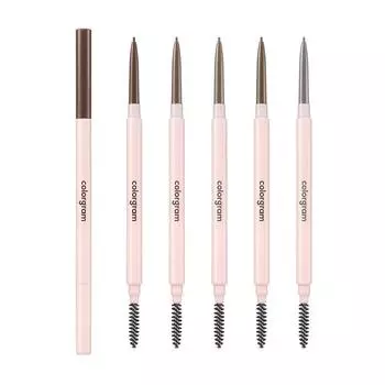 Colorgram Micro Slim Карандаш для бровей, 5 цветов на выбор 01 Dark Brown