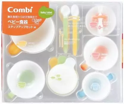 Combi Baby Label Набор детской посуды Step Up W