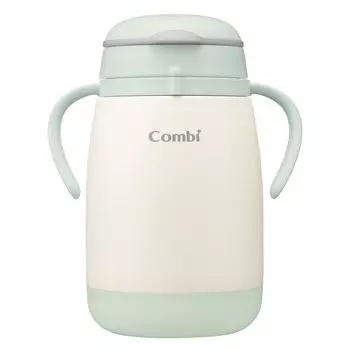 Combi - тип холодного хранения от Cold Storage Rakumag из нержавеющей стали зеленого цвета 370 мл Термос сохраняет холод соломой Выпущен в феврале 2025 г.