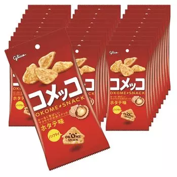 Comecco scallop flavor 39g x 30 pieces Ezaki Glico glico rice snack rice non-fried