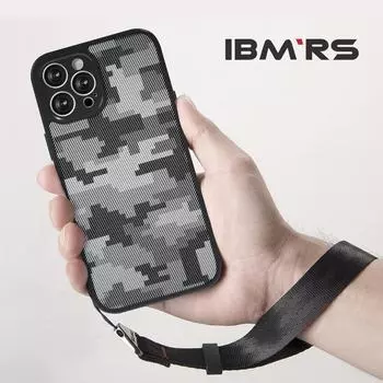 (Comes with wrist strap)IBMRS for Apple iPhone 11 Pro Max Case ,camo Clear transparent phone protection shell