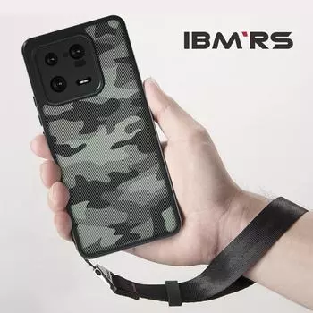(Comes with wrist strap)IBMRS for Xiaomi 13pro Case,camouflage Shockproof Phone Case XIAOMI 13 Pro