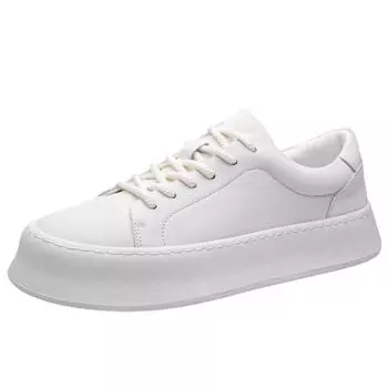 Comfortable Casual Skateboard Shoes Men Solid Leisure Sneakers Non-Slip Lightweight Male Walking Shoes All-match New Men Shoes 38 белый