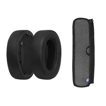 Comfortable Ear Pads Ear Cushion with Buckle for WH 1000XM5 Headset Sleeves Headband Cover Headbeam Cover Accessories A