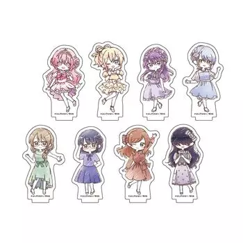 Comic Girls 02 Art Акриловая маленькая подставка Коробка из 8 штук [Иллюстрация графика]