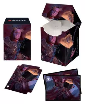 Commander Adventures in The Forgotten Realms PRO Deck Box и 100 карточных протекторов V3 The Gathering 100+ Magic