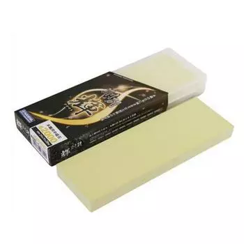 Comolife Naniwa Polishing Industry Professional Whetstone Goken Kagayaki Includes sharpening stand and storage case 210 x 70 x 20 mm #2000 NK-2220 жёлтый
