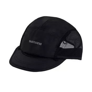 Компактная кепка с козырьком черная M [Shimano] CA-042X чёрный