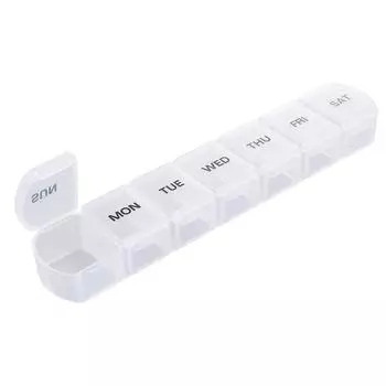 Compartments Vitamins Container Capsules Organizer Mini Dispensers Travel Pill Case 7 Days Pill Storage Box Medicine Boxes