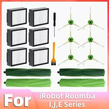 Совместимость с iRobot Rommba серии i,E,J для i3 i3+ i5 i5+ i7 i7+ E5 J7 сменные части основной боковой щеточный фильтр